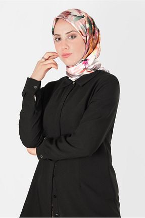 روسری نارنجی پلی استر Alvina - کد 807022296