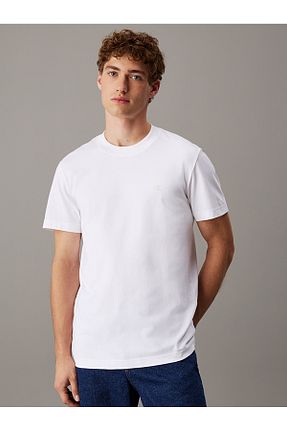 تیشرت سفید مردانه رگولار Calvin Klein - کد 930463650
