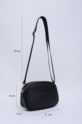 کیف دوشی مشکی زنانه چرم مصنوعی Shaka - کد 897759125
