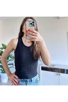 بلوز مشکی زنانه ساده CALİENTE - کد 930345270