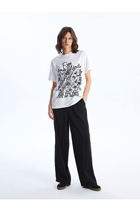 شلوار سبز زنانه پاچه گشاد LC Waikiki - کد 930347472