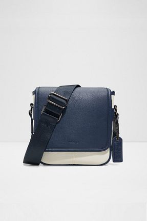 کیف دوشی سرمه ای مردانه چرم مصنوعی Aldo - کد 930352233