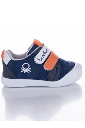 کفش اسنیکر سرمه ای بچه گانه چسبی United Colors of Benetton - کد 930470441