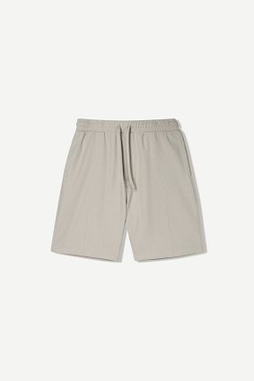 شلوارک و برمودا قهوه ای مردانه اسلیم Bershka - کد 930360170