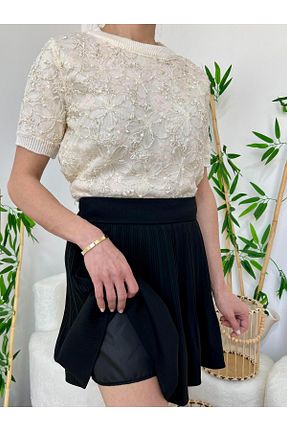 دامن مشکی زنانه ساده PatutA ButiK - کد 930360299
