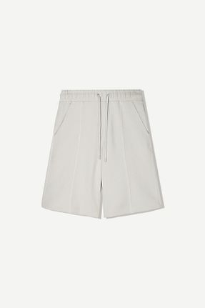 شلوارک و برمودا طوسی مردانه اسلیم Bershka - کد 930360894