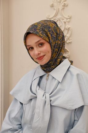 روسری رنگی پنبه ای Silk Home - کد 930474220