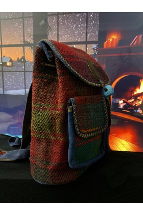 کوله پشتی زرشکی زنانه سایز متوسط MODA - کد 930357579