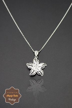 گردنبند نقره زنانه 925 عیار Midyat Nurtaş Gümüş - کد 930366095