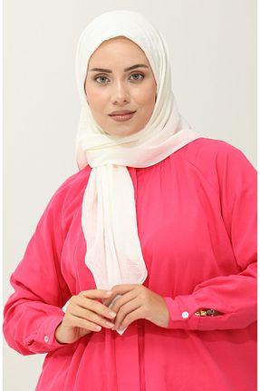 روسری بژ پنبه ای sefamerve - کد 837977357