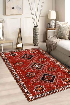فرش قرمز زیره ضد لغزش Evimle - کد 927867516