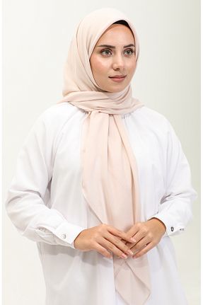 روسری بژ پنبه ای sefamerve - کد 849938339