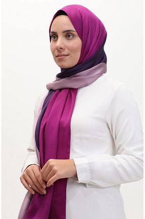 روسری بنفش پنبه ای sefamerve - کد 837977770