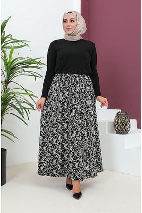 دامن حجاب مشکی زنانه بافتنی sefamerve - کد 838425700
