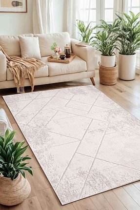 فرش بژ زیره ضد لغزش Evimle - کد 922693755