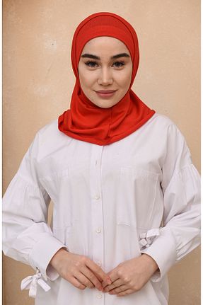 روسری قرمز پلی استر sefamerve - کد 837976742