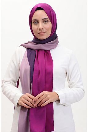 روسری بنفش پنبه ای sefamerve - کد 837977770
