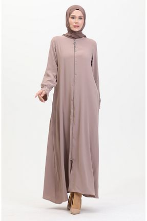 کلاه و ابایا قهوه ای زنانه پنبه ای sefamerve - کد 860813950