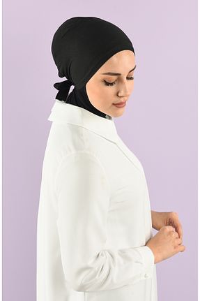 کلاه شنای حجاب مشکی زنانه sefamerve - کد 837976840