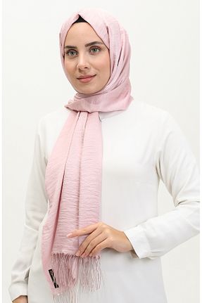 روسری صورتی پلی استر sefamerve - کد 837975432