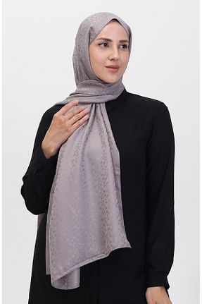 روسری طوسی گلدار sefamerve - کد 848516653