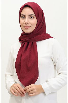 روسری زرشکی 100 x 100 sefamerve - کد 837976318