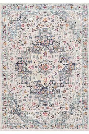 فرش سفید زیره ضد لغزش Hülya Home - کد 824855751