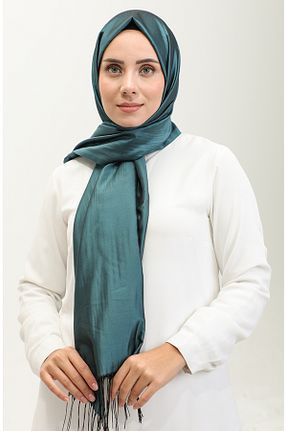 روسری آبی 70 * 180 sefamerve - کد 837975705