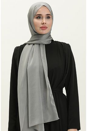 روسری طوسی شیفون sefamerve - کد 841205583