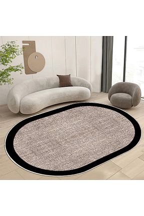 فرش مشکی زیره ضد لغزش df home - کد 765647986