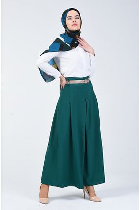 دامن حجاب سبز زنانه بافتنی sefamerve - کد 833375497