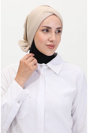 کلاه شنای حجاب بژ زنانه sefamerve - کد 841654730