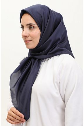 روسری سرمه ای 100 x 100 sefamerve - کد 837976157