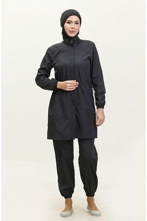 مایو حجاب سرمه ای زنانه ساده sefamerve - کد 834772224