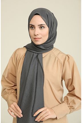 روسری طوسی پنبه ای sefamerve - کد 848437630