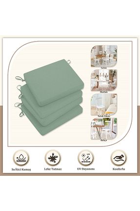 بالشتک صندلی فیروزه ای Evim - کد 930730307