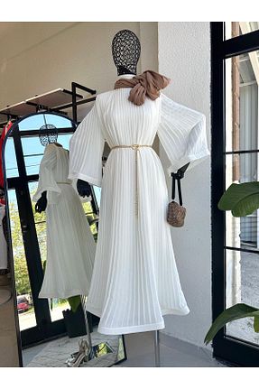 لباس حجاب سفید Çan moda ala - کد 930384563