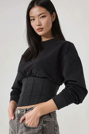 سوئیشرت طوسی زنانه ساده Hiccup - کد 930393859