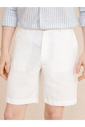 شلوارک و برمودا سفید مردانه رگولار Xint - کد 283895206