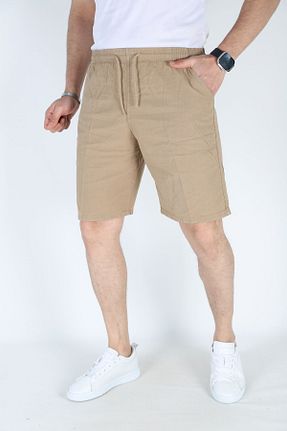 شلوارک و برمودا بژ مردانه Relaxed Yakamoz Tekstil - کد 841515465