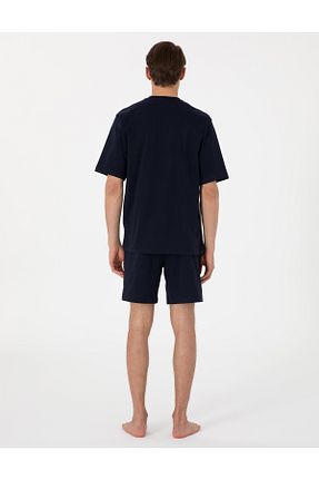 ست لباس راحتی سرمه ای مردانه ساده Pierre Cardin - کد 930456186