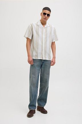 پیراهن سفید مردانه Relaxed Jack & Jones - کد 930460788