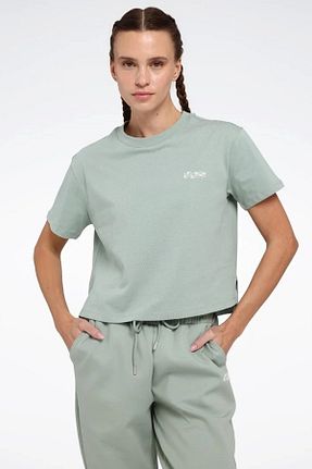 تیشرت اسپرت سرمه ای زنانه رگولار Reebok - کد 930427601