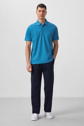 پولوشرت سرمه ای مردانه ویسکون TOMMY LIFE - کد 37611532