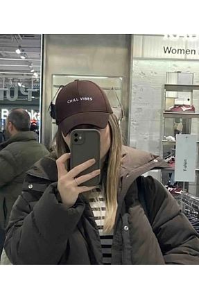 کلاه قهوه ای زنانه پنبه ای GYES - کد 836782571