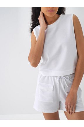 بلوز سفید زنانه ساده Xint - کد 814367300