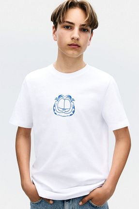 تیشرت سفید مردانه رگولار H&M - کد 930452033