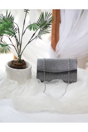 کیف مجلسی نباتی زنانه پارچه ای eflanmoda - کد 930480107