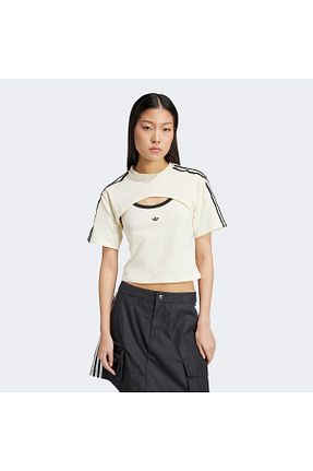 تیشرت بژ زنانه رگولار adidas - کد 926632854
