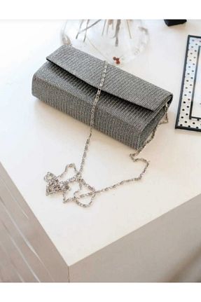کیف مجلسی نباتی زنانه پارچه ای eflanmoda - کد 930480107
